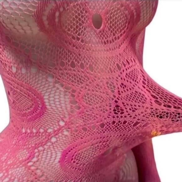 fishnet lace mesh bodycon mini - Picture 4 of 6